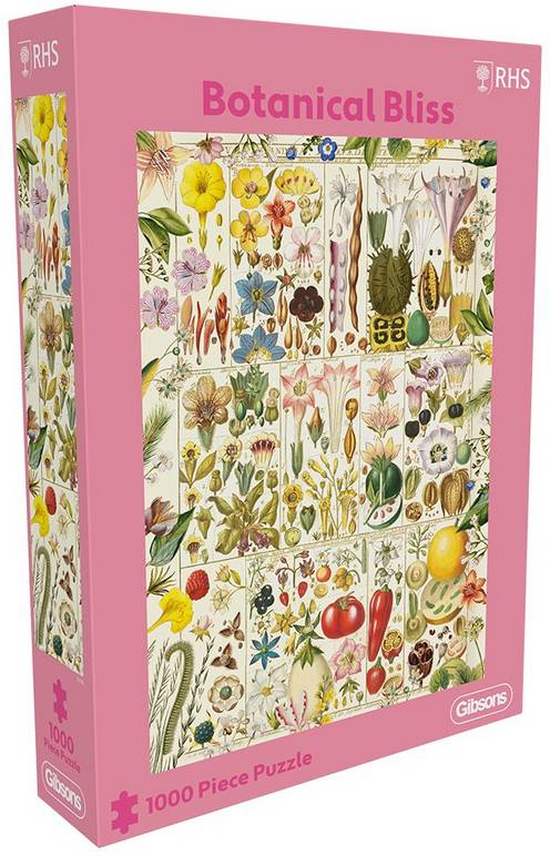 Botanical Bliss – 1000 Piece Jigsaw Puzzle (Gibsons) - Completed Puzzle