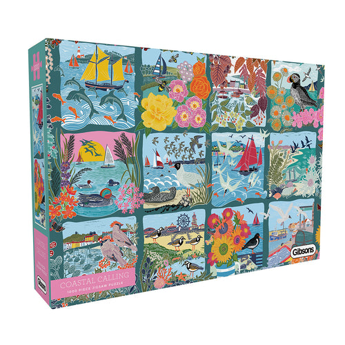 Coastal Calling – 1000 Piece Jigsaw Puzzle (Gibsons) - Completed Puzzle