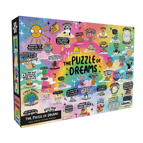 The Puzzle of Dreams – 1000 Piece Jigsaw Puzzle (Gibsons) - Completed Puzzle