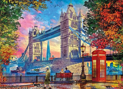 Gibsons - Clearing Skies over Tower Bridge - 1000 Piece Jigsaw Puzzle