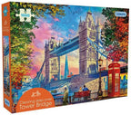 Clearing Skies over Tower Bridge – 1000 Piece Jigsaw Puzzle (Gibsons)