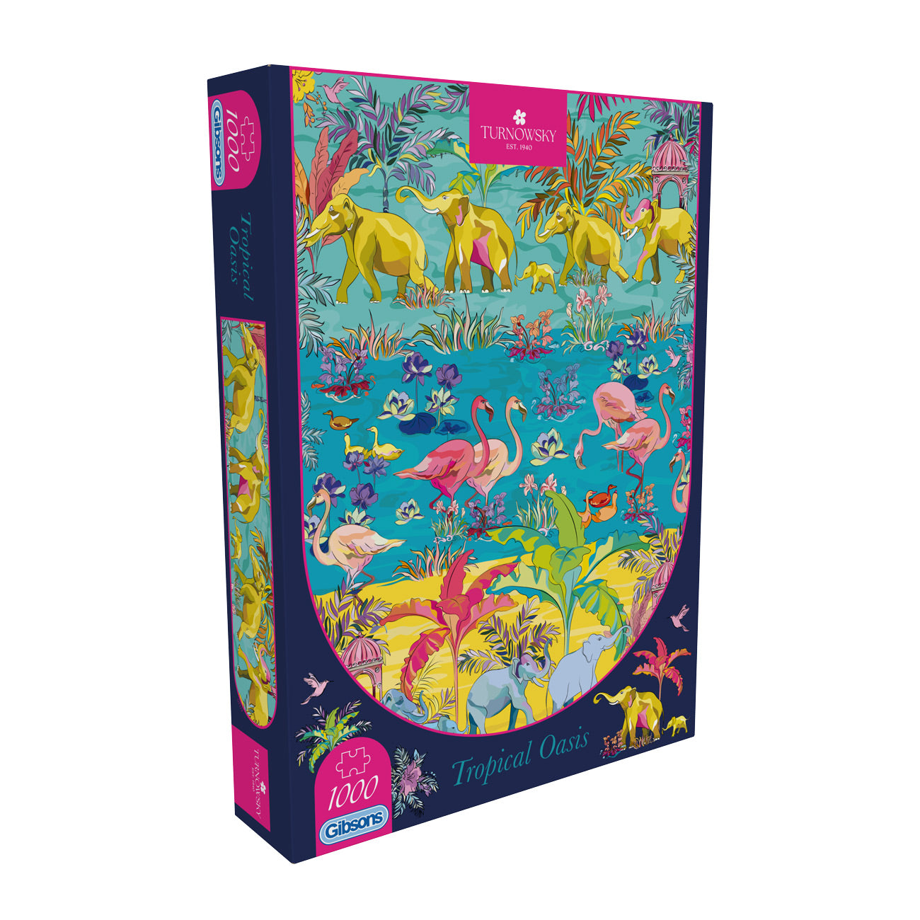 Tropical Oasis by House of Turnowsky - 1000 Piece Jigsaw Puzzle (Gibsons)