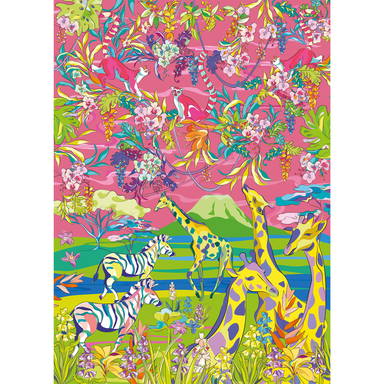 Wild Savannah by House of Turnowsky - 1000 Piece Jigsaw Puzzle (Gibsons)