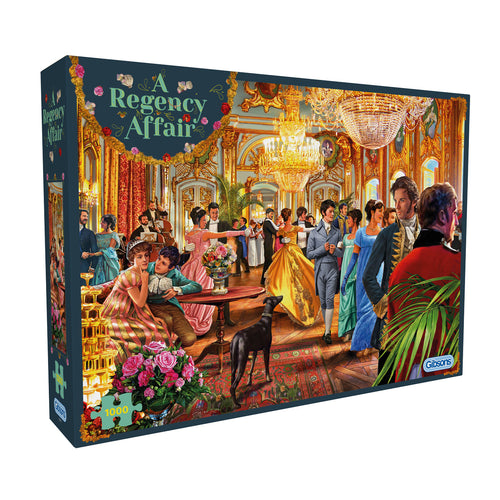 A Regency Affair - 1000 Piece Jigsaw Puzzle (Gibsons) - Completed Puzzle