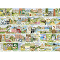 National Trust Landmarks & Landscapes by Val Goldfinch - 1000 Piece Jigsaw Puzzle (Gibsons)