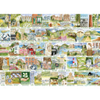 National Trust Landmarks & Landscapes by Val Goldfinch - 1000 Piece Jigsaw Puzzle (Gibsons)