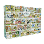 National Trust Landmarks & Landscapes by Val Goldfinch - 1000 Piece Jigsaw Puzzle (Gibsons)