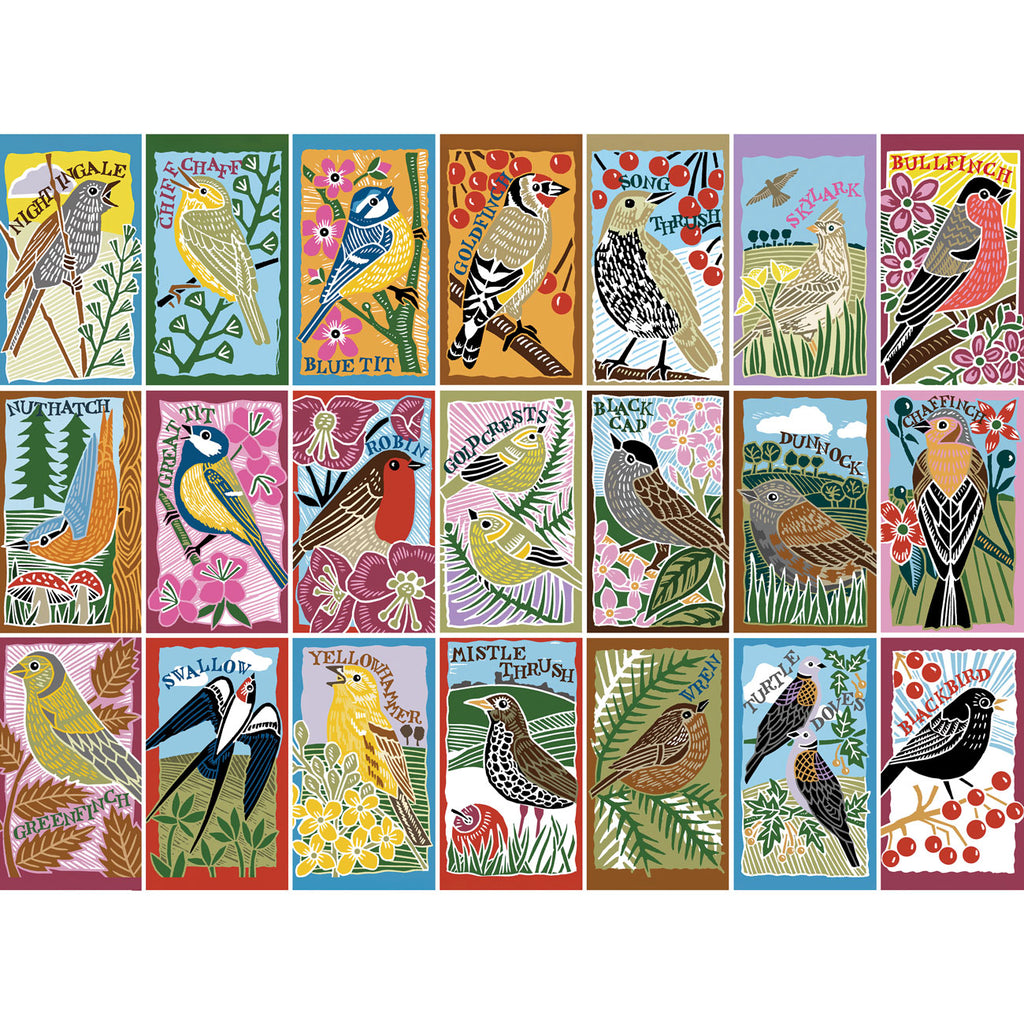 RSPB: British Songbirds - 1000 Piece Jigsaw Puzzle (Gibsons)