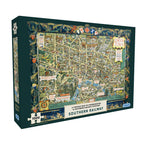 London Town: Southern Railway Vintage Map - 1000 Piece Jigsaw Puzzle (Gibsons)