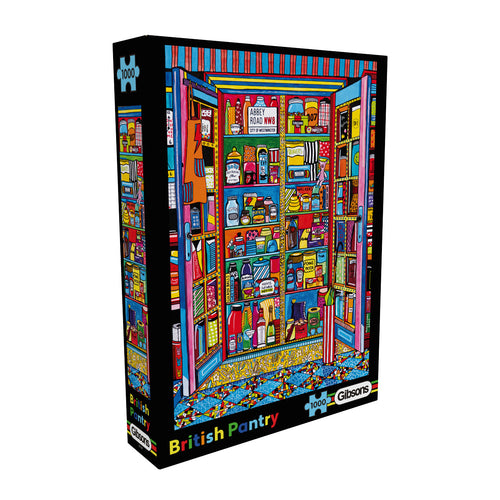 British Pantry - 1000 Piece Jigsaw Puzzle (Gibsons) - Completed Puzzle