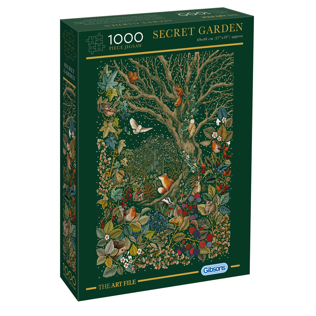 Box, turned right: Secret Garden – 1000 Piece Jigsaw Puzzle (Gibsons)