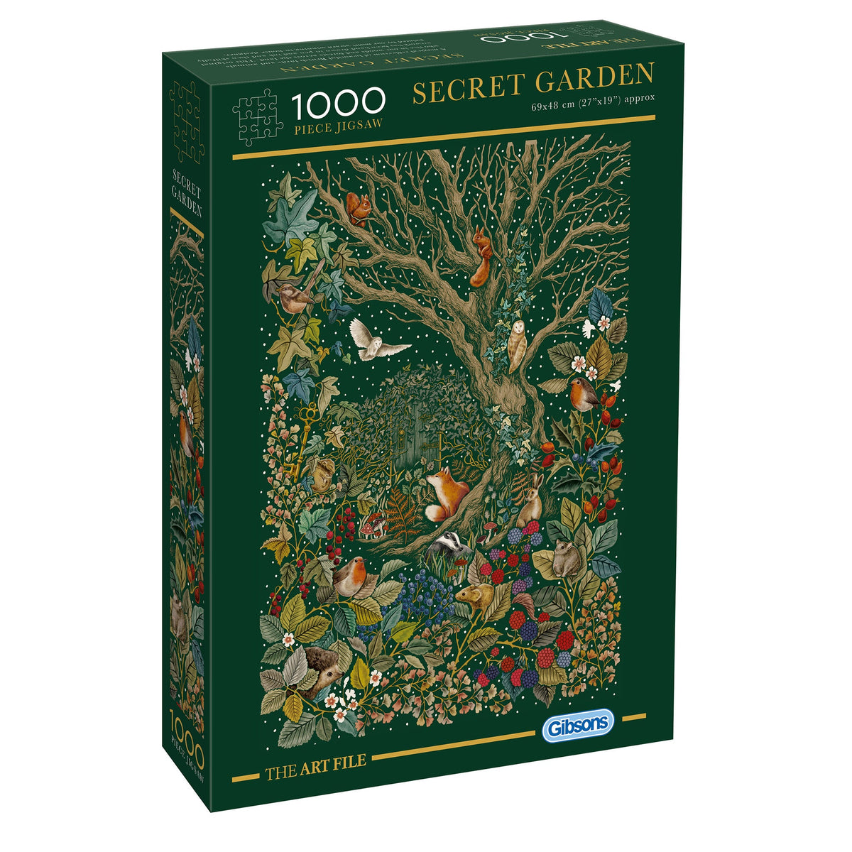 Box, turned right: Secret Garden – 1000 Piece Jigsaw Puzzle (Gibsons)