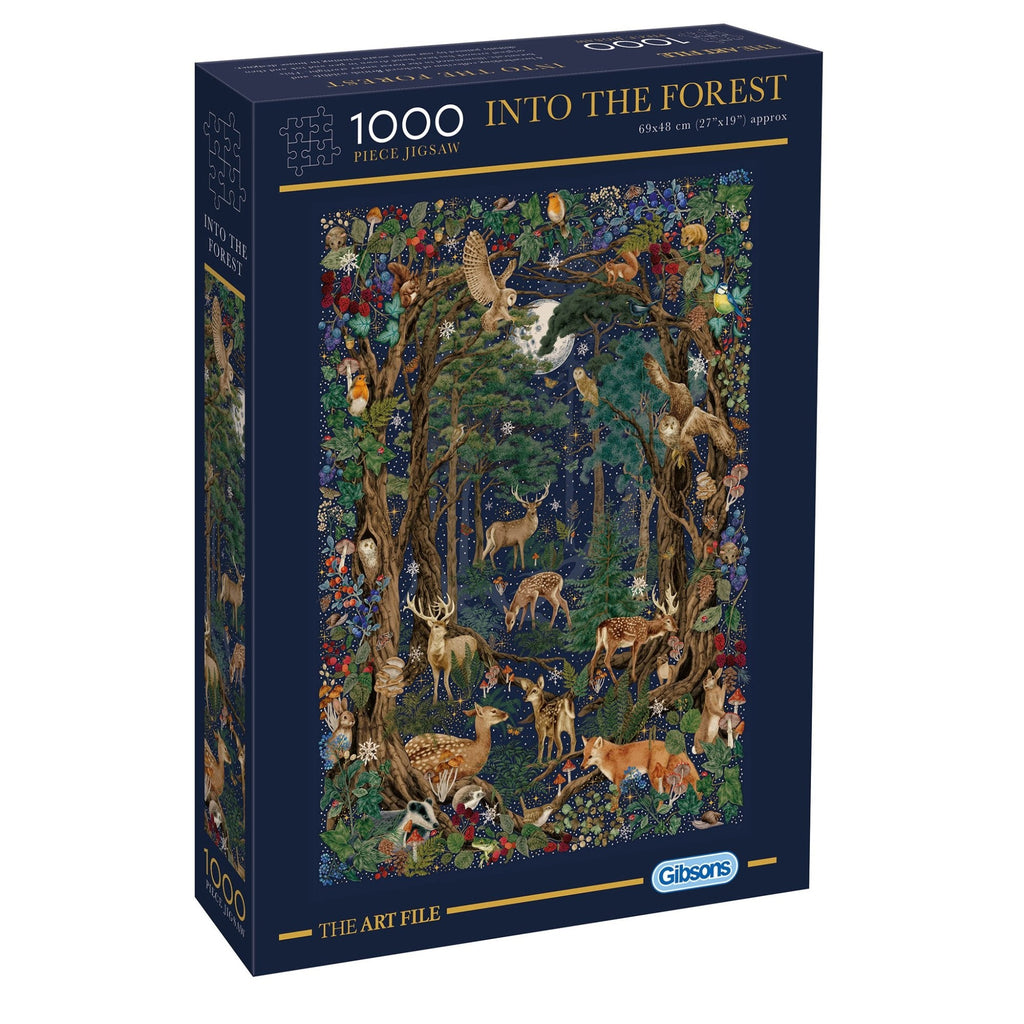 Box, turned right: Into The Forest – 1000 Piece Jigsaw Puzzle (Gibsons)