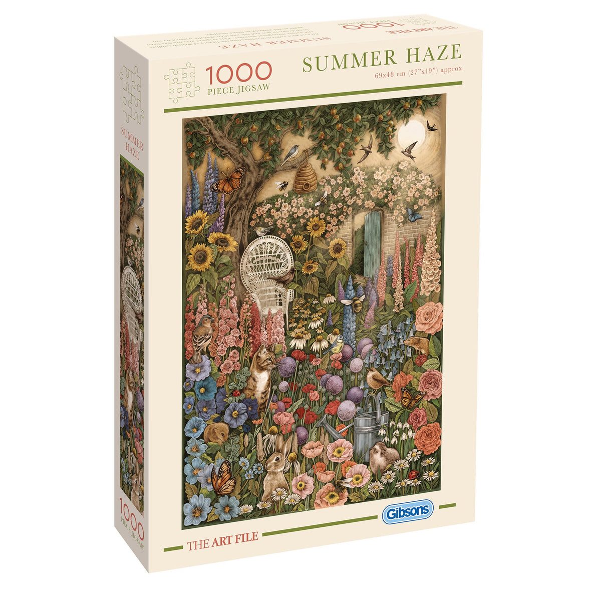 Box, turned right: Summer Haze – 1000 Piece Jigsaw Puzzle (Gibsons)