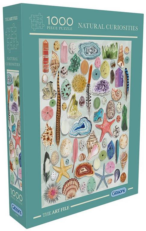 Natural Curiosities – 1000 Piece Jigsaw Puzzle (Gibsons Art File) - Completed Puzzle