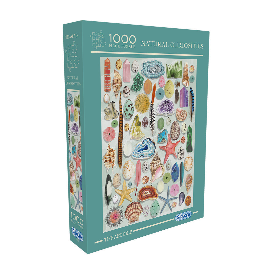 Box, turned right: Natural Curiosities – 1000 Piece Jigsaw Puzzle (Gibsons Art File)