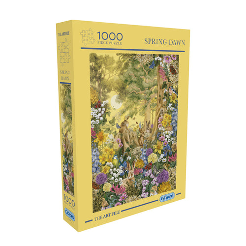 The Art File: Spring Dawn - 1000 Piece Jigsaw Puzzle (Gibsons) - Completed Puzzle