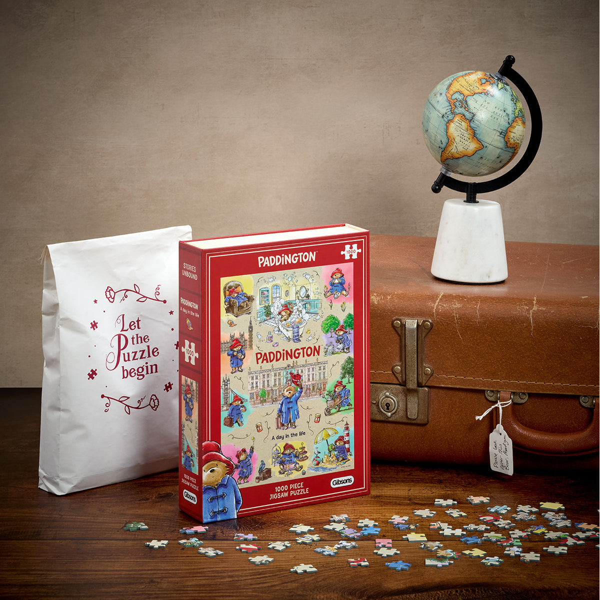 Contents: Stories Unbound Paddington - 1000 Piece Jigsaw Puzzle (Gibsons)