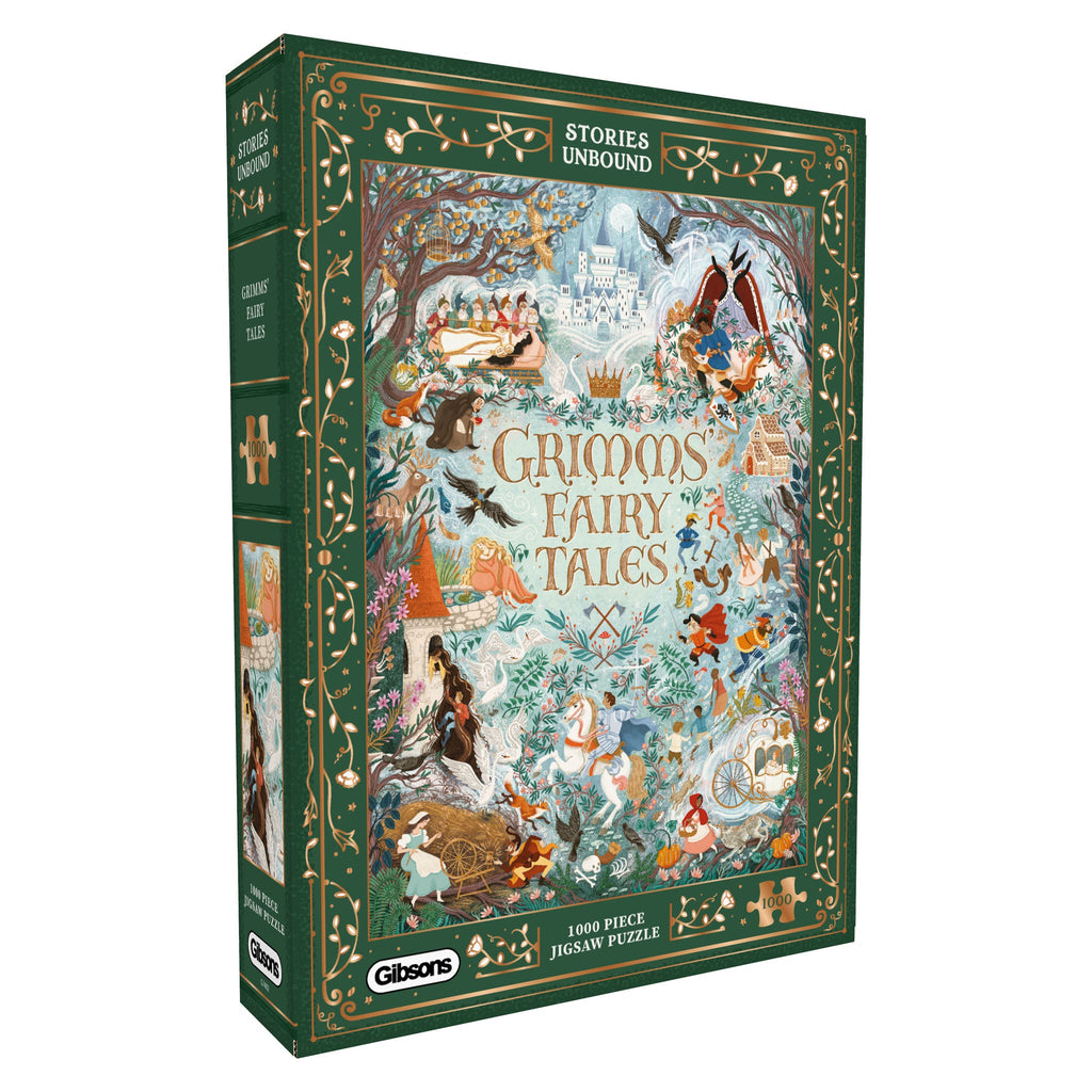 Box, turned right: Stories Unbound: Grimm's Fairytales - 1000 Piece Jigsaw Puzzle (Gibsons)
