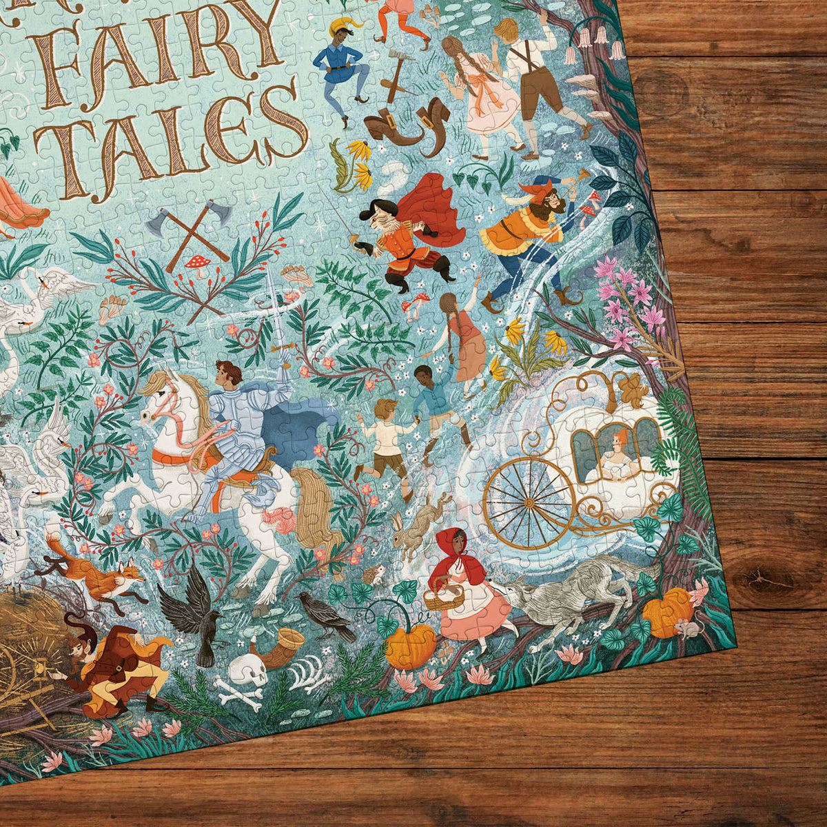 Detail of the artwork: Stories Unbound: Grimm's Fairytales - 1000 Piece Jigsaw Puzzle (Gibsons)