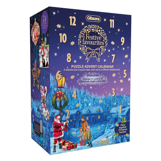 Gibsons - Festive Favourites – Advent Calendar Jigsaw Puzzles