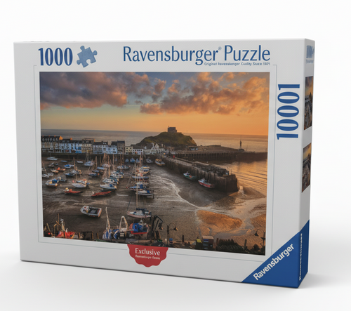 Ilfracombe Harbour, North Devon, United Kingdom - 1000 Piece Jigsaw Puzzle - Completed Puzzle