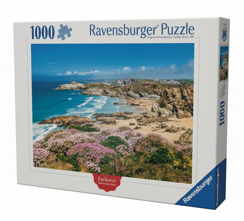 Cornwall, United Kingdom - 1000 Piece Jigsaw Puzzle (Ravensburger) - Completed Puzzle