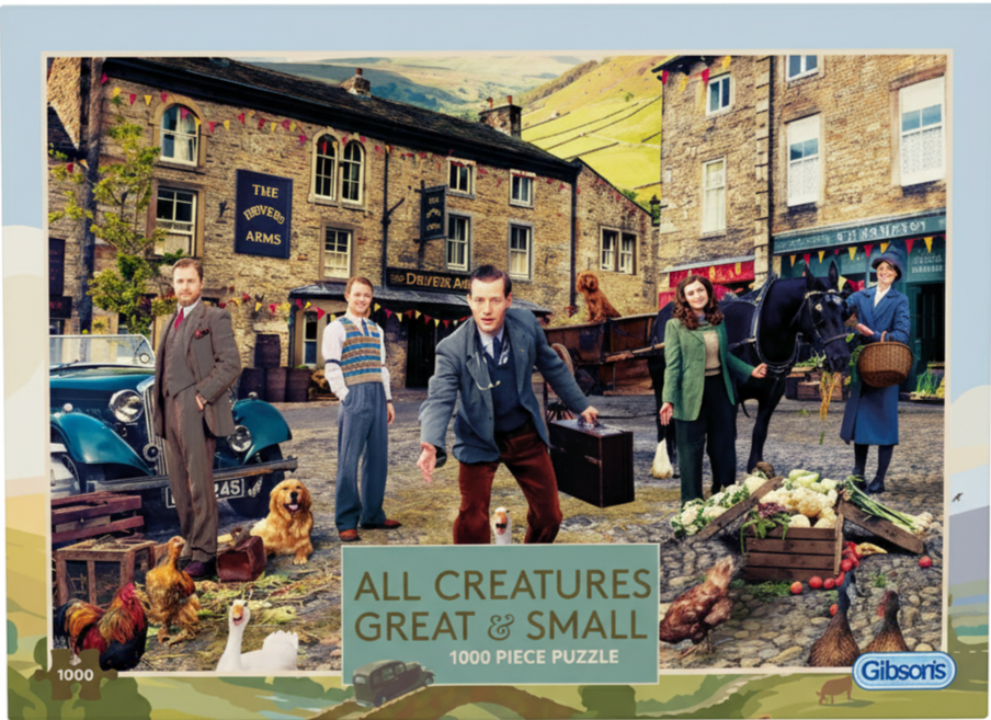 All Creatures Great & Small - 1000 Piece Jigsaw Puzzle (Gibsons)