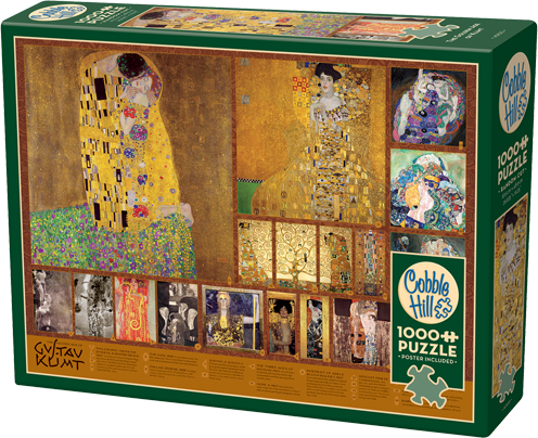 The Golden Age of Klimt – 1000 Piece Jigsaw Puzzle (Cobble Hill)