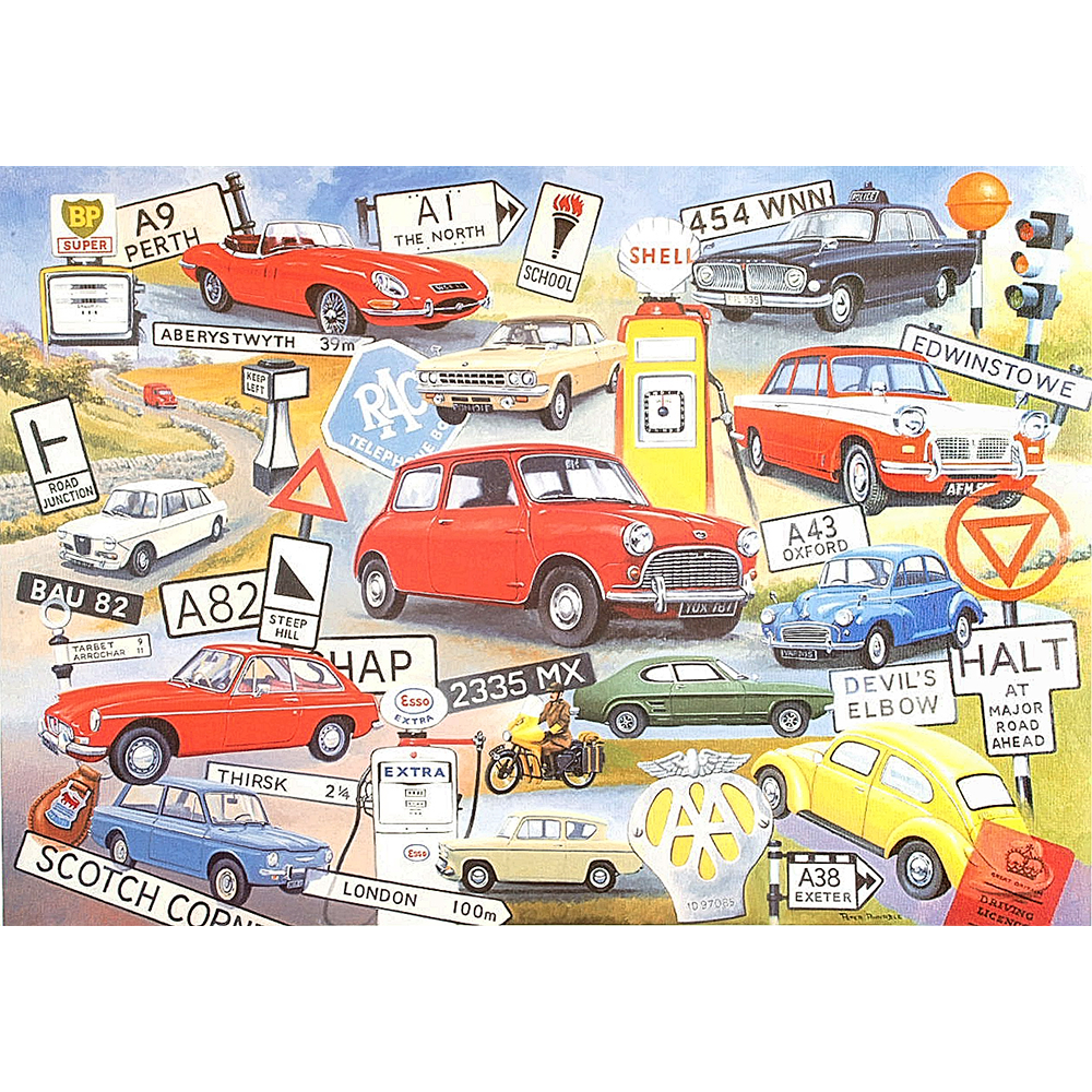 HOP - On The Road Again - 1000 Piece Jigsaw Puzzle