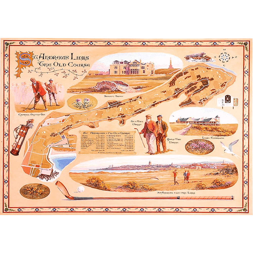 HOP - The Old Course - St Andrews - 1000 Piece Jigsaw Puzzle