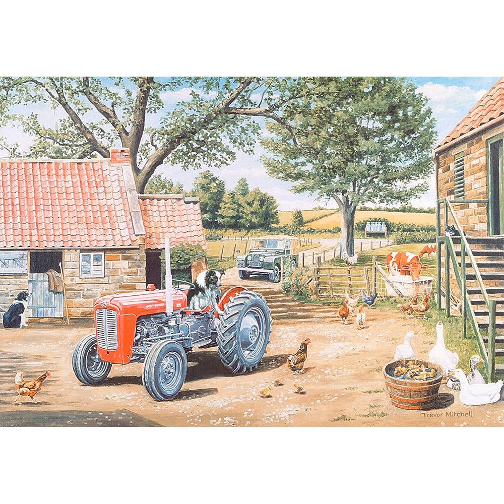 The Farmyard – 1000 Piece Jigsaw Puzzle (HOP)