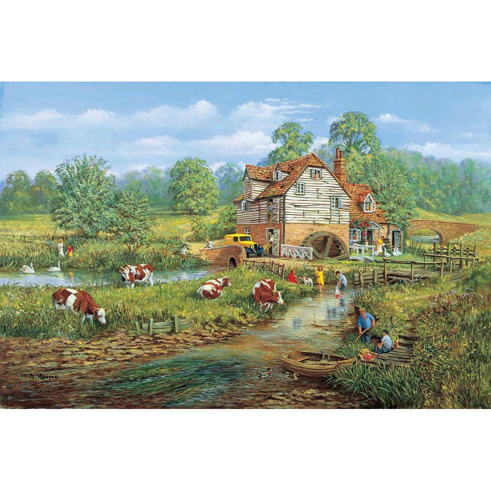 The Mill Stream – 1000 Piece Jigsaw Puzzle (HOP)