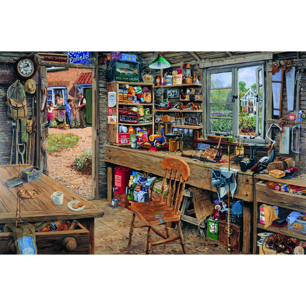 HOP - Dad's Shed - 1000 Piece Jigsaw Puzzle