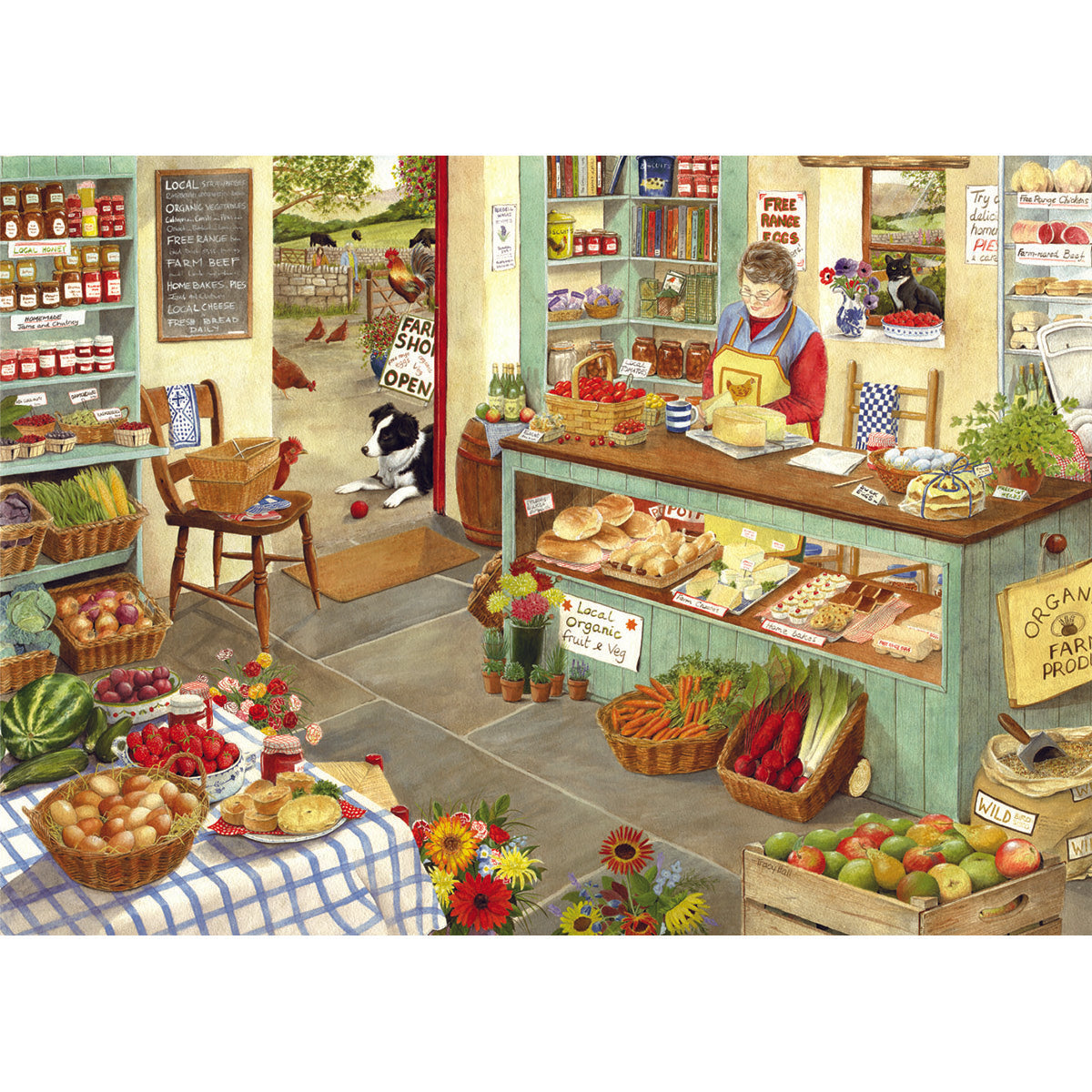 Farm Shop – 1000 Piece Jigsaw Puzzle (HOP)