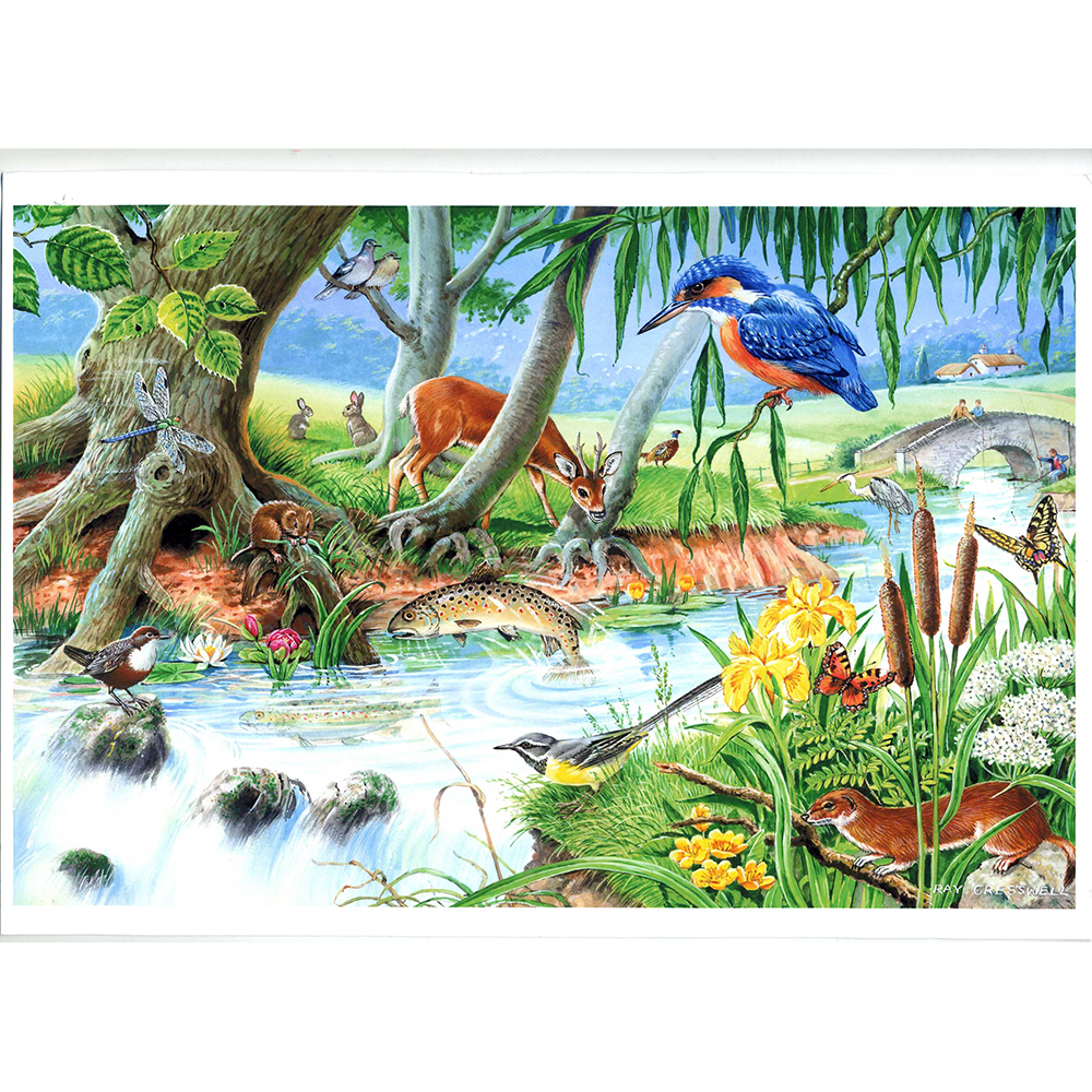 HOP - By The Riverbank - BIG 250 Piece Jigsaw Puzzle