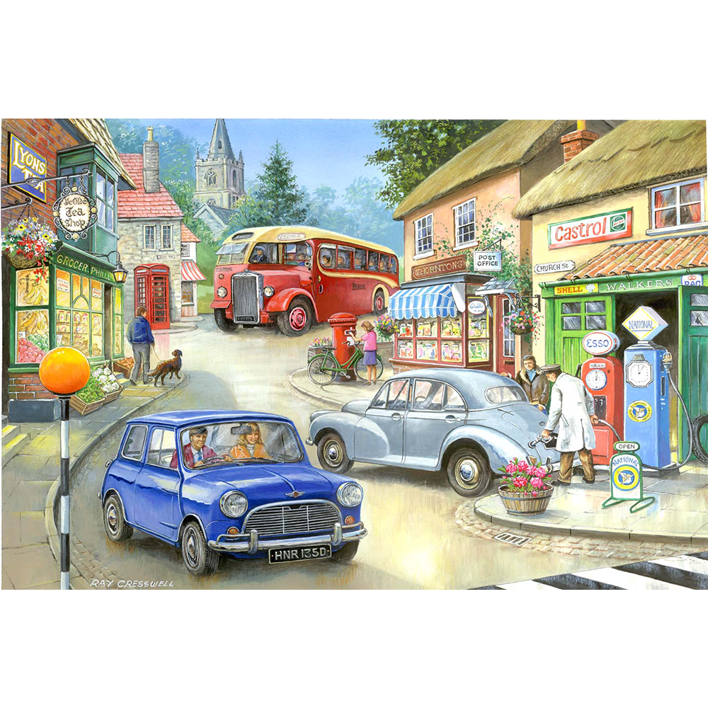 HOP - Country Town - BIG 250 Piece Jigsaw Puzzle