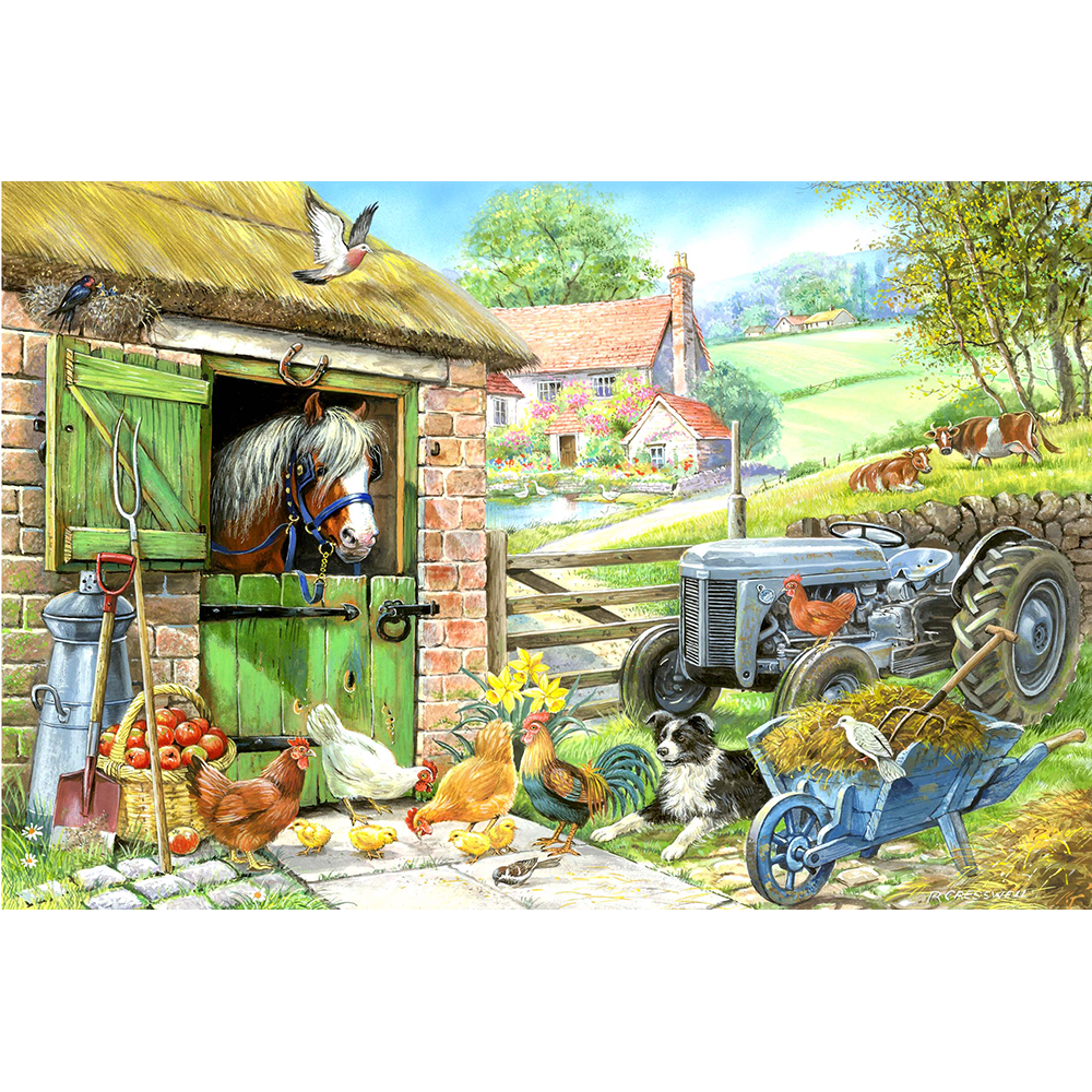 HOP - Down On The Farm - BIG 250 Piece Jigsaw Puzzle