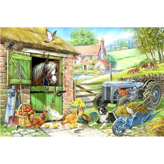 HOP - Down On The Farm - BIG 250 Piece Jigsaw Puzzle