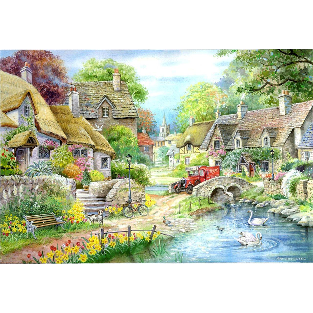 HOP - River Cottage - BIG 250 Piece Jigsaw Puzzle