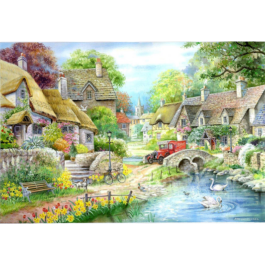 HOP - River Cottage - BIG 250 Piece Jigsaw Puzzle