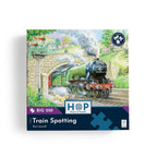 Box, straight on: Train Spotting – 250 Piece Jigsaw Puzzle (House of Puzzles)