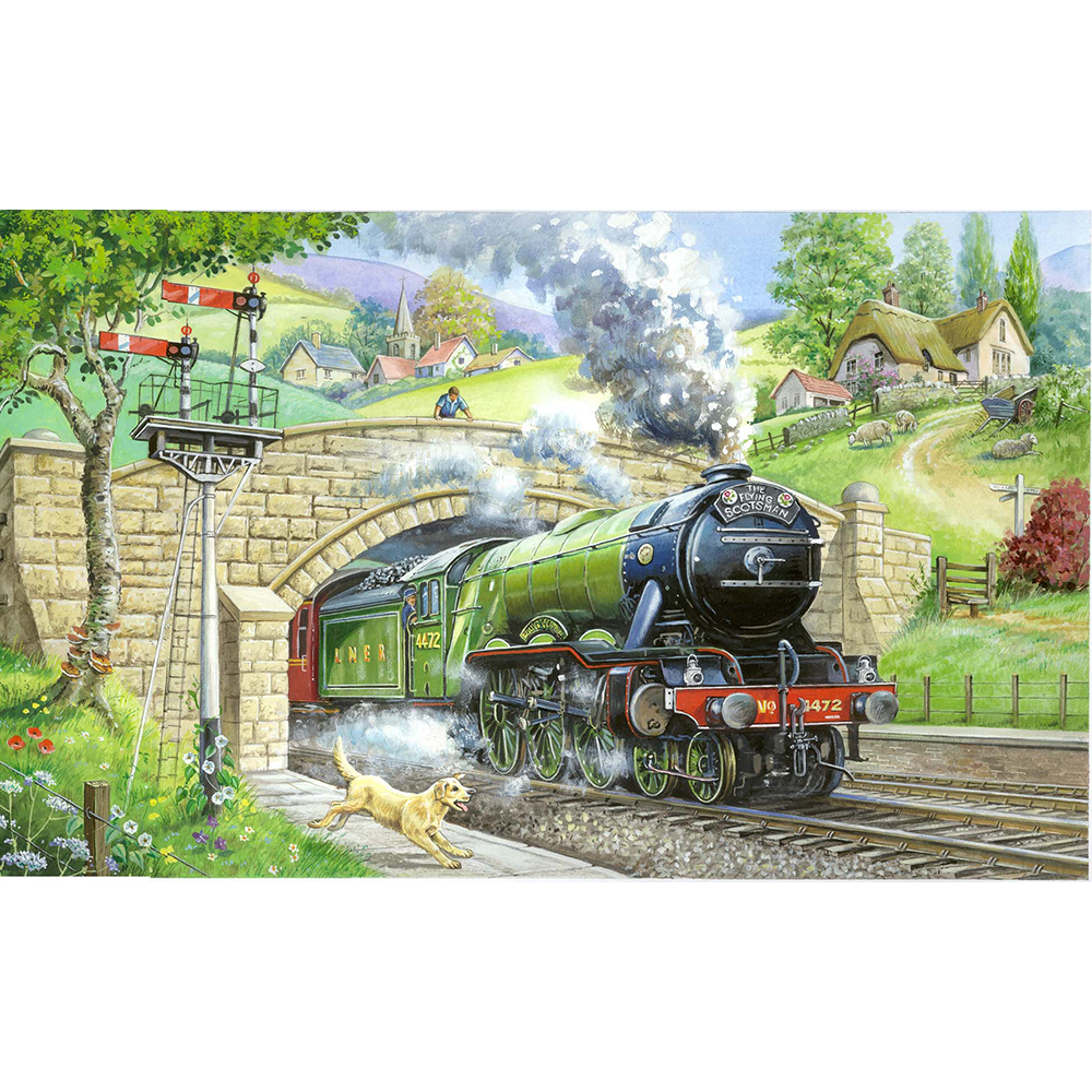 HOP - Train Spotting - BIG 250 Piece Jigsaw Puzzle