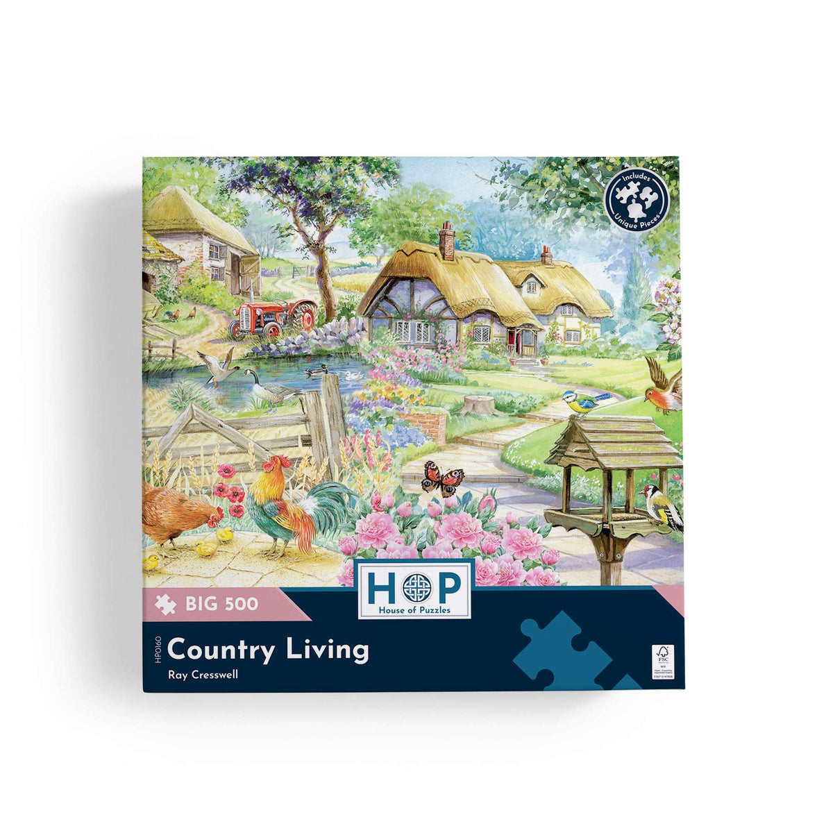 Box, straight on: Country Living – 500 Piece Jigsaw Puzzle (House of Puzzles)