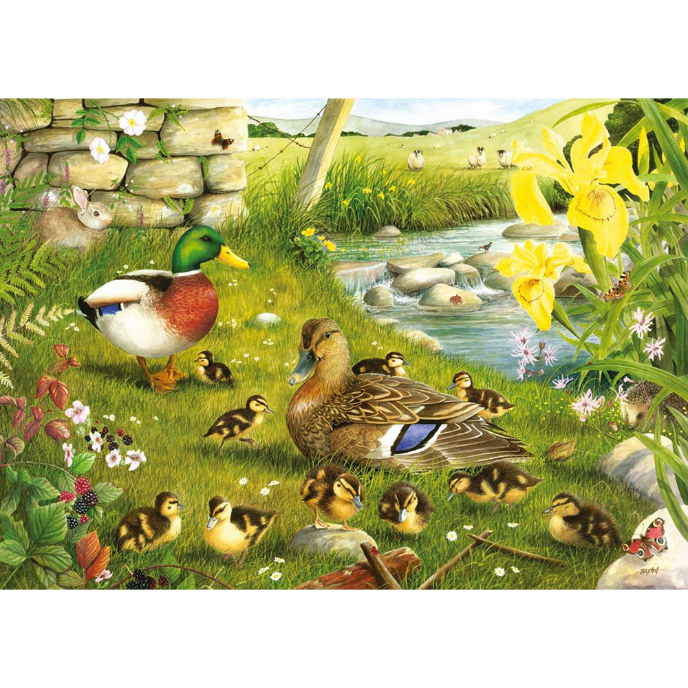 HOP - Ducks To Water - BIG 500 Piece Jigsaw Puzzle