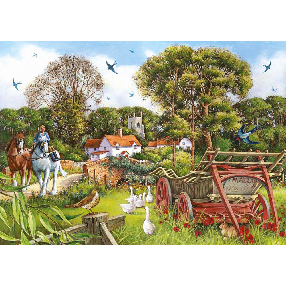 Strolling Along – 500 Piece Jigsaw Puzzle (HOP) | Puzzles Galore