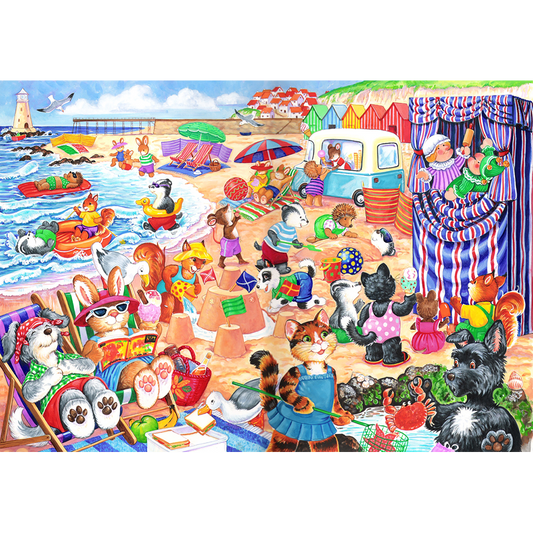 HOP - At The Seaside - 80 Piece Jigsaw Puzzle