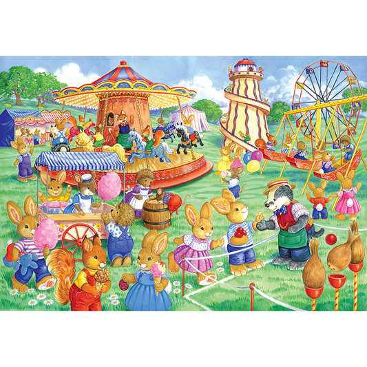 HOP - Funfair Games - 80 Piece Jigsaw Puzzle