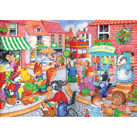 In The Town – 80 Piece Jigsaw Puzzle (HOP)