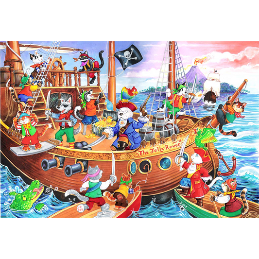 HOP - Pirates Ahoy - 80 Piece Jigsaw Puzzle